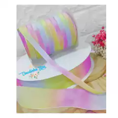 Fita de veludo candy colors importada - ( 1 metro )