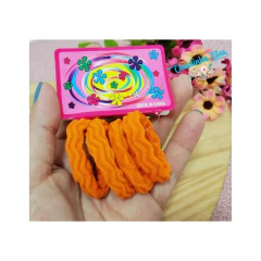 Xuxinha para cabelo trançada G 4,5 cm ( 4 unidades )