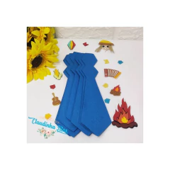 Gravata junina de feltro - 1 unid. - Claudinha Fitas