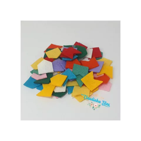 Aplique junino bandeirinhas - 50 unidades