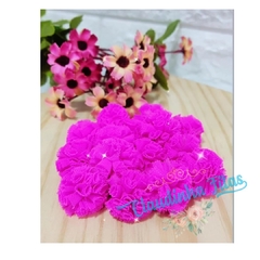 Imagem do Pompom de malha cores neon 25mm c/10unids