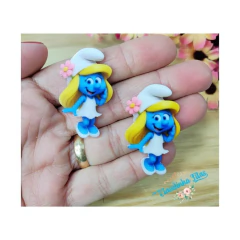 Aplique Smurfete - (4cm) acrílico - 2 Unidades - comprar online