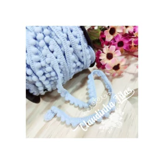 Pompom de metro 1 cm ou pompom Grelot - 10mm x 1metro - Claudinha Fitas