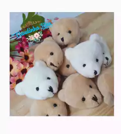 Aplique Urso de pelucia cabeca - 5,5 x 5,5 cm ( 2 unid. )