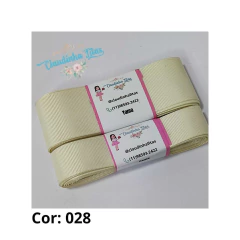 Fita Gorgurão YAMA - Antique White (branco antigo) - cor 029 - 5 metros - comprar online