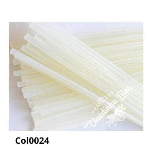 Cola quente em bastão fina chinesa leitosa branca - 5 unidades