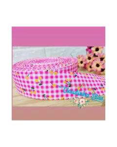 Imagem do Fita Importada xadrez Cerejinha 38MM - (1 metro))