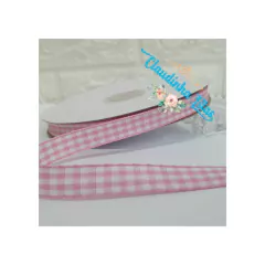 Fita xadrez importada 10mm - c/5 metros - Claudinha Fitas