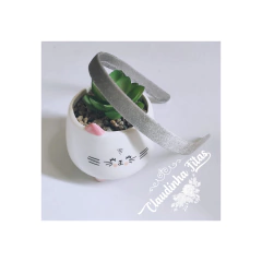 Tiara de veludo base reta 15mm unid - loja online