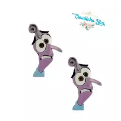 Aplique de acrilico duplo Divertida Mente rostinho -1 unidade - loja online