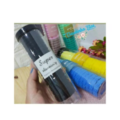 Kit tubo de xuxinha para cabelo trançada (20 unidades)