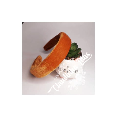 Tiara de camurça acolchoada 17x30mm - loja online