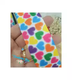 Fita Yama estampada coração - 38mm c/3 metros na internet