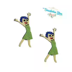 Aplique de acrilico duplo Divertida Mente corpinho - 1 unidade - comprar online