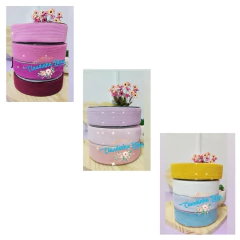 Fita de veludo cotelê dupla face - metro