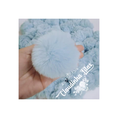 Pompom de pelúcia 7cm - par