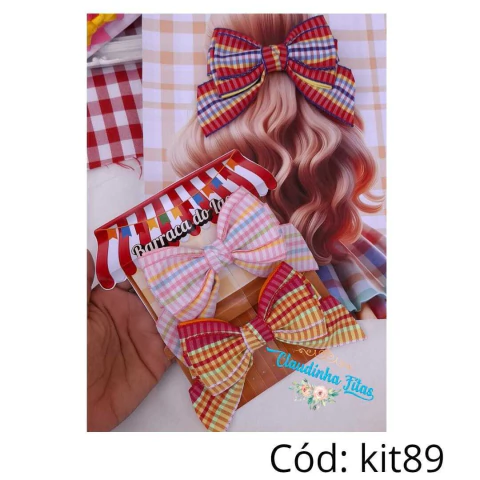 Box pegue e monte junino xadrez adulto ( pode ser feito infantil)