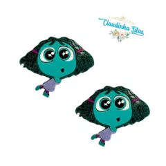 Aplique de acrilico duplo Divertida Mente corpinho - 1 unidade - loja online