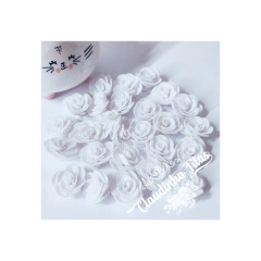 flor de tecido 2,5cm com 5 unidades na internet