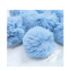 Pompom de pelúcia 7cm - par - loja online