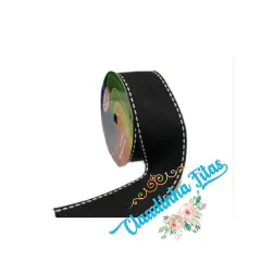 Fita sinimbu pespontada 1862 38mm rolo c/10metros