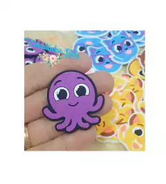 Aplique emborrachado bolofofo - 2 unidades - loja online