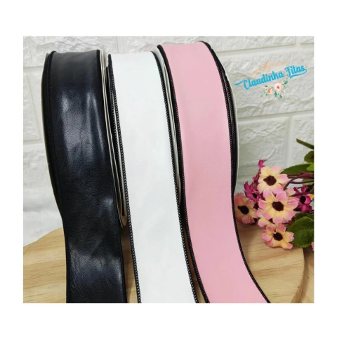 Fita de couro - 38 mm - ( 1 metro)