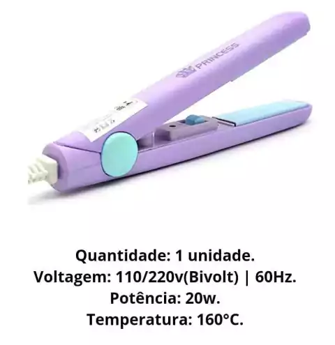 Mini Chapinha Princess - 110/220v - Lilás