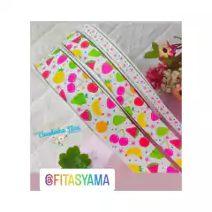 fita Yama estampada gorgurao frutinhas c/2metros