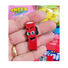 Aplique de arilico fini em media 5 cm (modelo 2) 1 unidade - Claudinha Fitas