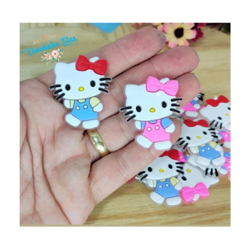 Aplique emborrachado Hello Kitty corpinho - (2 unid.) - mod 2
