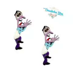 Aplique de acrilico duplo Divertida Mente corpinho - 1 unidade