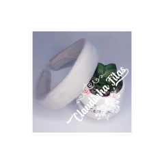 Imagem do Tiara de camurça acolchoada 17x30mm