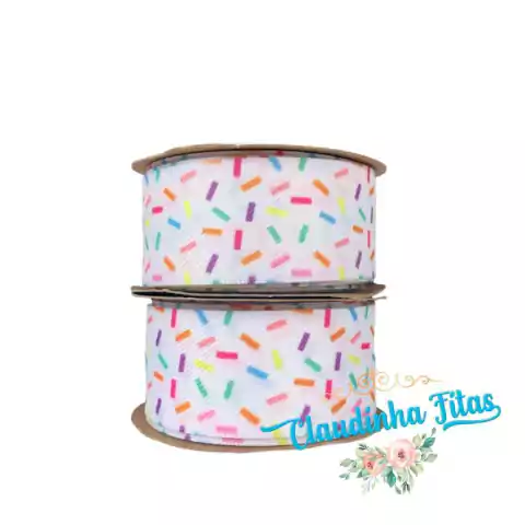 fita sinimbu jeans estampada granulado colorido 38mm c/ 10mts.