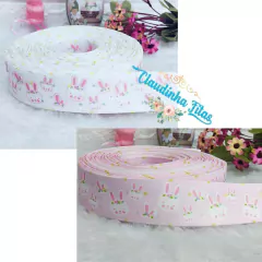 Fita yama estampada coelho 38mm c/ 3metros