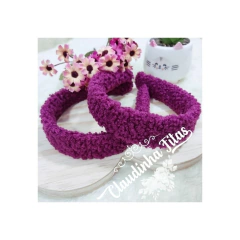 Tiara encapada lã ovelhinha / ted - unidade - loja online