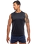 Musculosa Mako Negro & Gris - #4013 - Yakka Mayorista