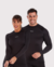 Remera Larga Filtro UV Negro #4035