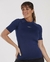 Remera Corta Filtro UV Marino #4036