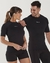 Remera Corta Filtro UV Negro #4036 - comprar online