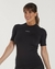 Remera Corta Filtro UV Negro #4036 - Yakka Mayorista