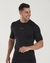 Remera Corta Filtro UV Negro #4036 - Yakka Mayorista