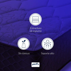 Imagen de Sommier Piero Nova Pillow Top 200x200x29