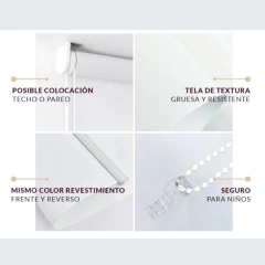 Blackout Roller - 1,60m ancho - (tubo 38mm) - Sedería Sebastián