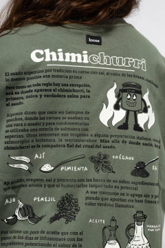 Remera oversized Locos Chimi - Verde - LOCOS X EL ASADO