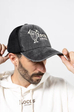 Gorra Trucker Locos - Negro