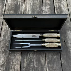 JUEGO DE TRINCHAR LXA CIERVO Y ALPACA - tienda online