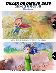 LIBRO DE DIBUJO PDF / 151 SESIONES CLASES GRABADAS EN VIDEO / 9 TALLERES - comprar en línea