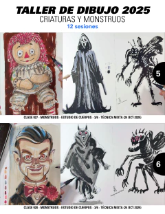 LIBRO DE DIBUJO PDF / 151 SESIONES CLASES GRABADAS EN VIDEO / 9 TALLERES - CLASES DE DIBUJO / GÜICHÍN ILUSTRADOR
