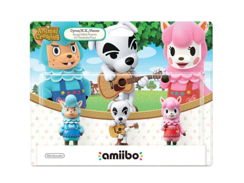 AMIIBO ANIMAL CROSSING 3-PACK CYRUS - K.K. SLIDER - REESE